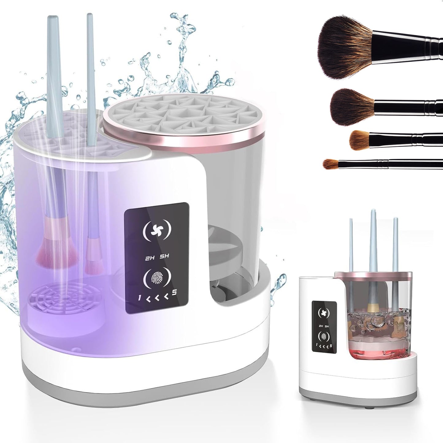 Electric Makeup Brush Cleaner Makeup Brushes Cleaning Tool Automatic Makeup Brush Cleaning Stand Device
